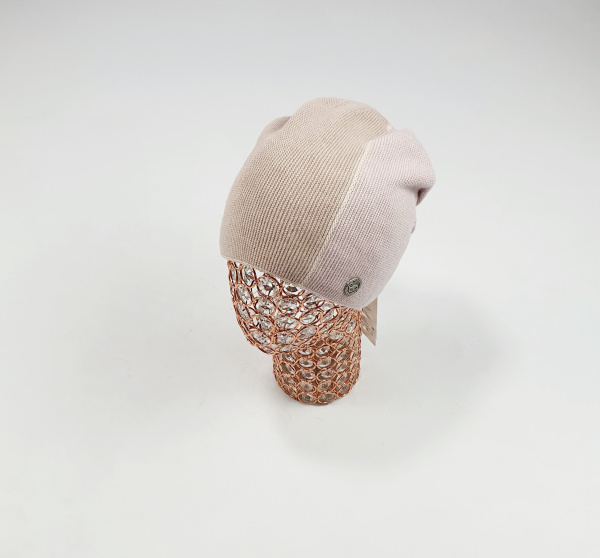 Шапка Катрин Синдл (какао/пыль.розовый)